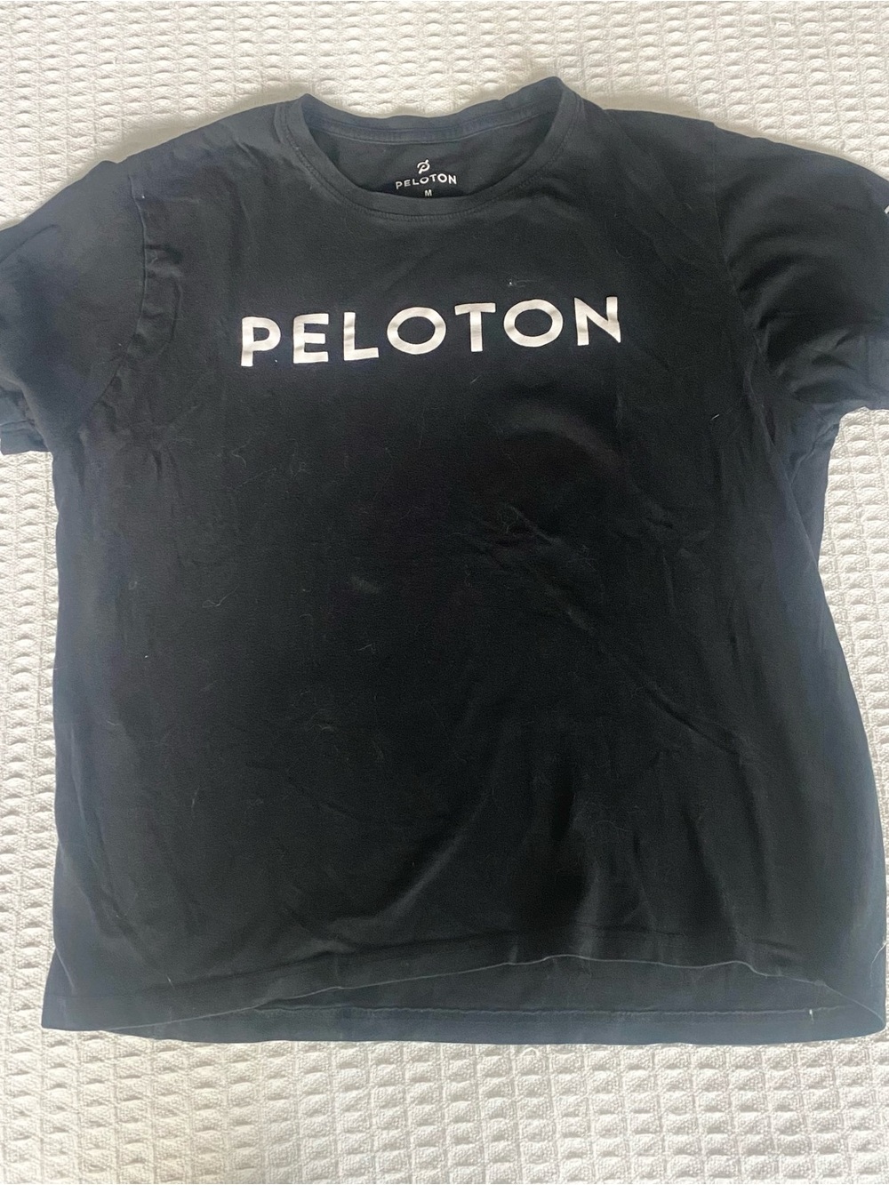 Peloton Black Logo Tee size Medium